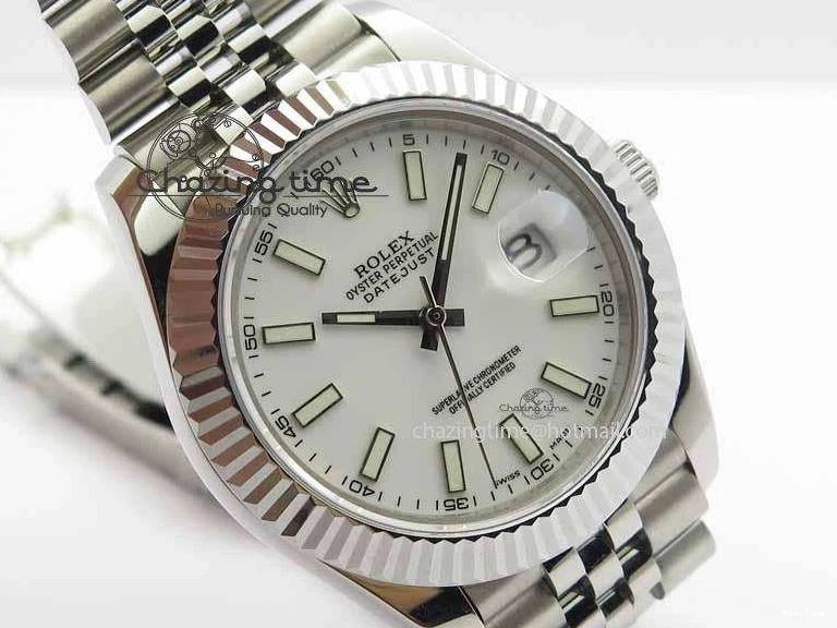 MiroTime 0211 SmartChoice DateJust II 41mm BP Maker Best Edition White Dial On New Version Jubilee Bracelet A 3636